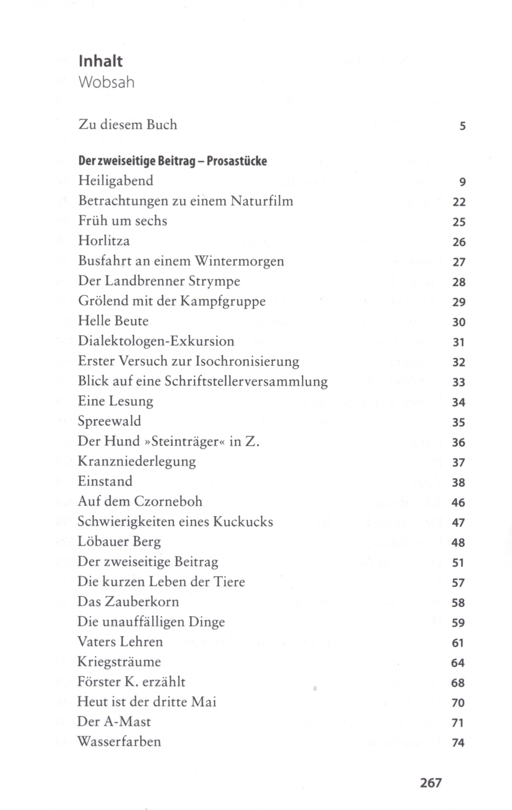 Der zweiseitige Beitrag/Wěsty dwustronski přinošk