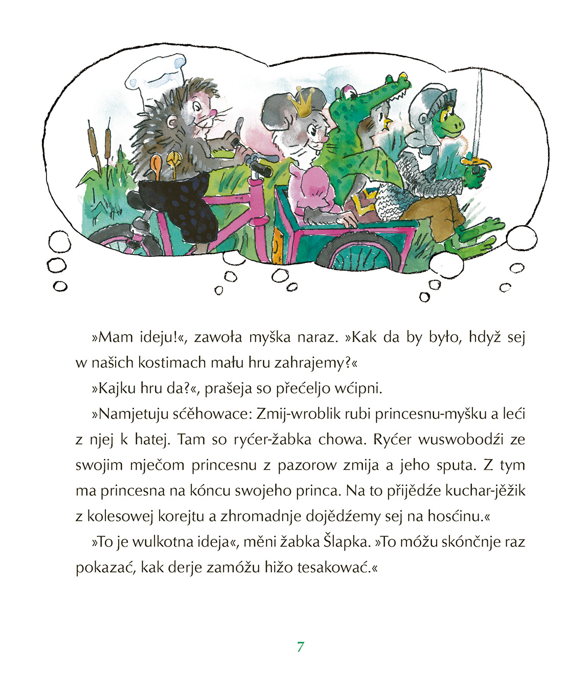 Kak su wroblik Frido a jeho přećeljo póstnicy swjećili