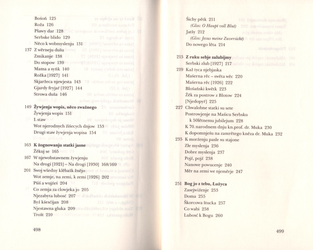 Spise, Cełkowny wudawk 7