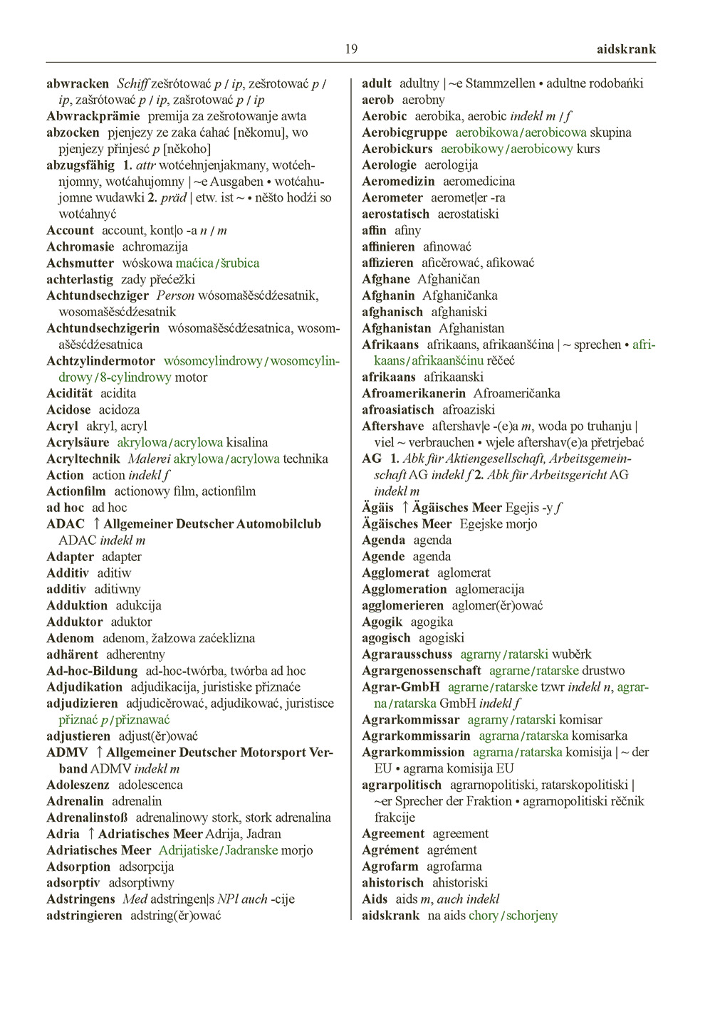Deutsch-obersorbisches Wörterbuch neuer Lexik / Němsko-hornjoserbski słownik noweje leksiki