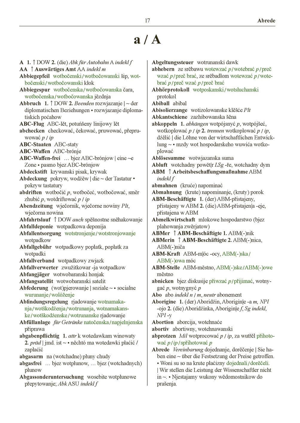 Deutsch-obersorbisches Wörterbuch neuer Lexik / Němsko-hornjoserbski słownik noweje leksiki