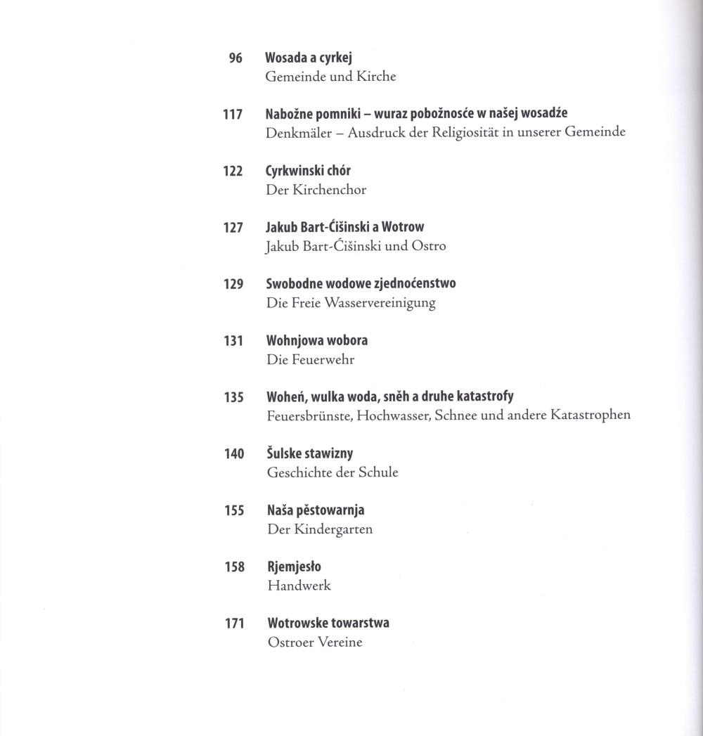 Wotrow něhdy a dźensa / Ostro im Wandel der Zeit