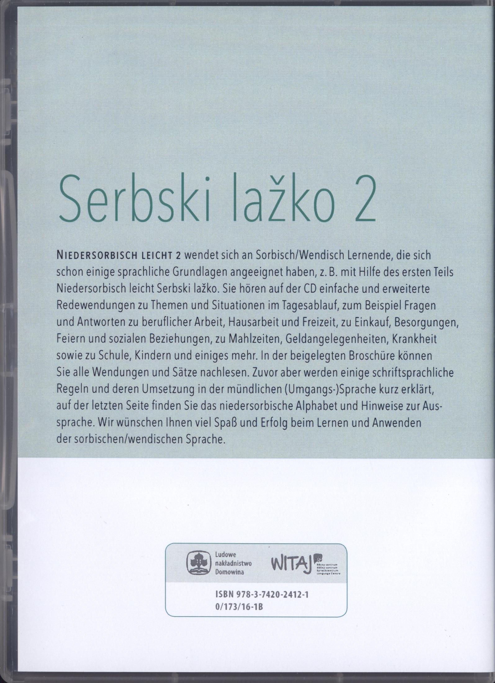 Niedersorbisch leicht 2 / Serbski lažko 2