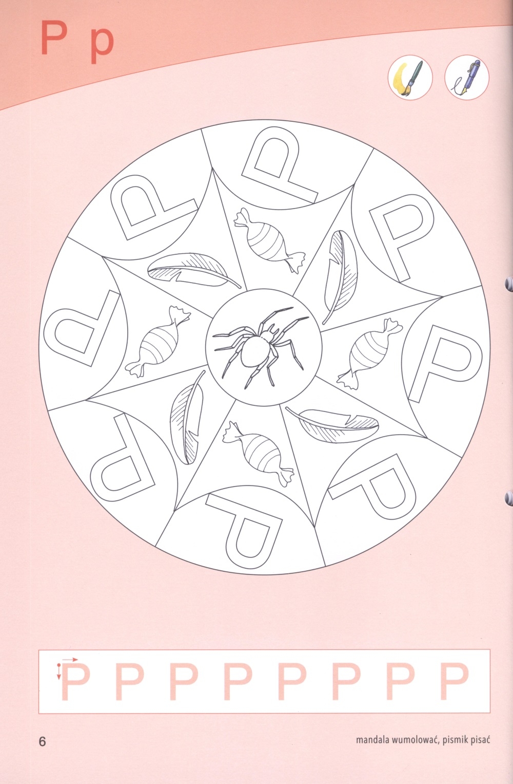 Pismikowy mandala 