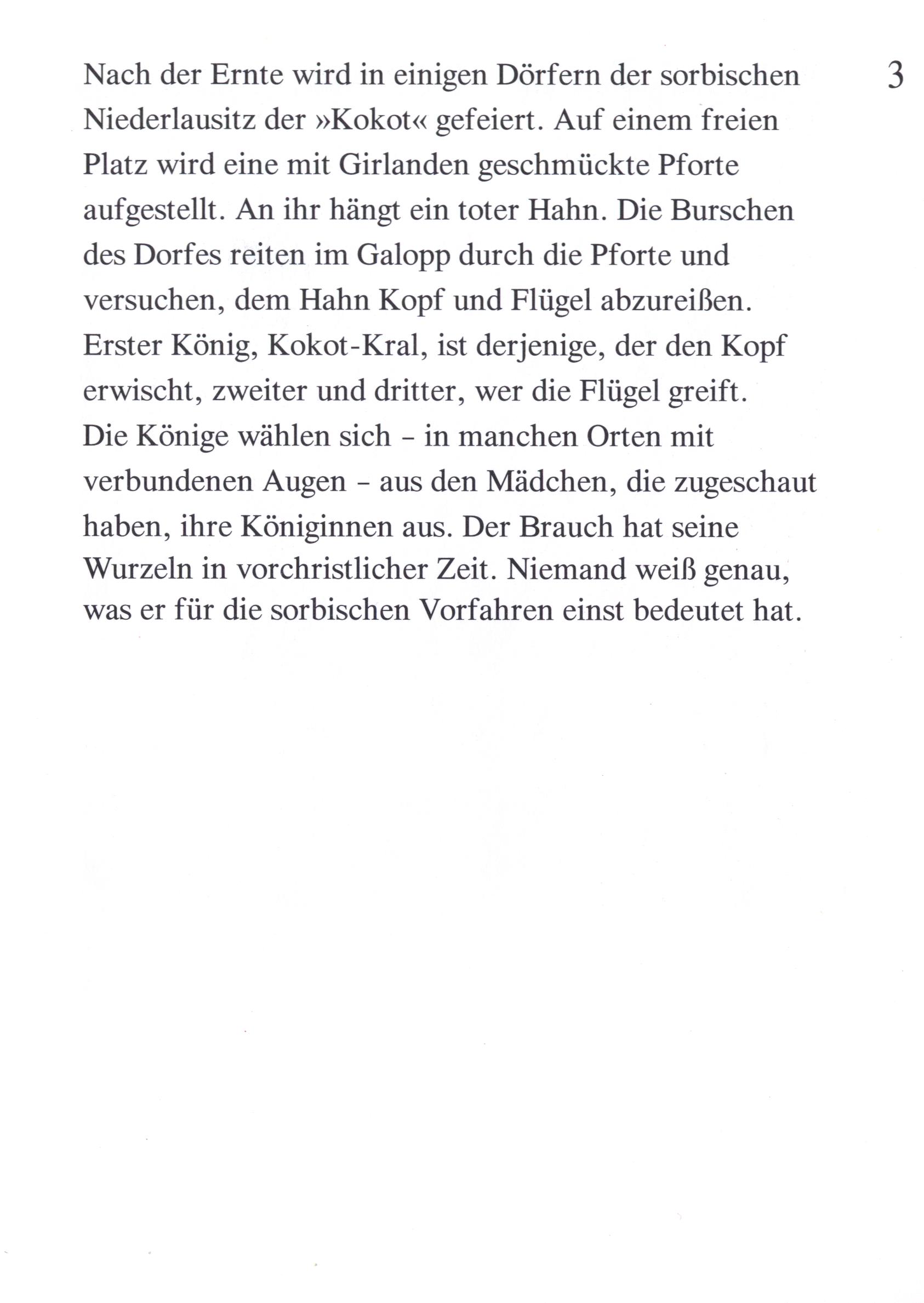 Der Hahn Jurko mit der roten Feder / Kokot Jurko z cerwjenym pjerom
