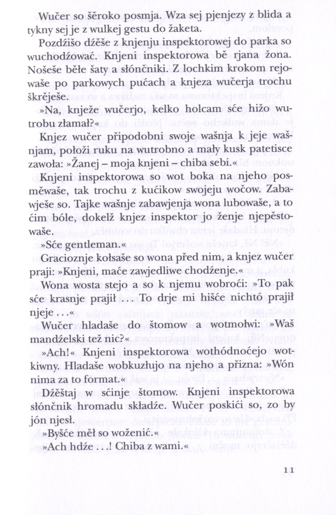 Młynkowa 2, Dny w dalinje - Zhromadźene spisy 