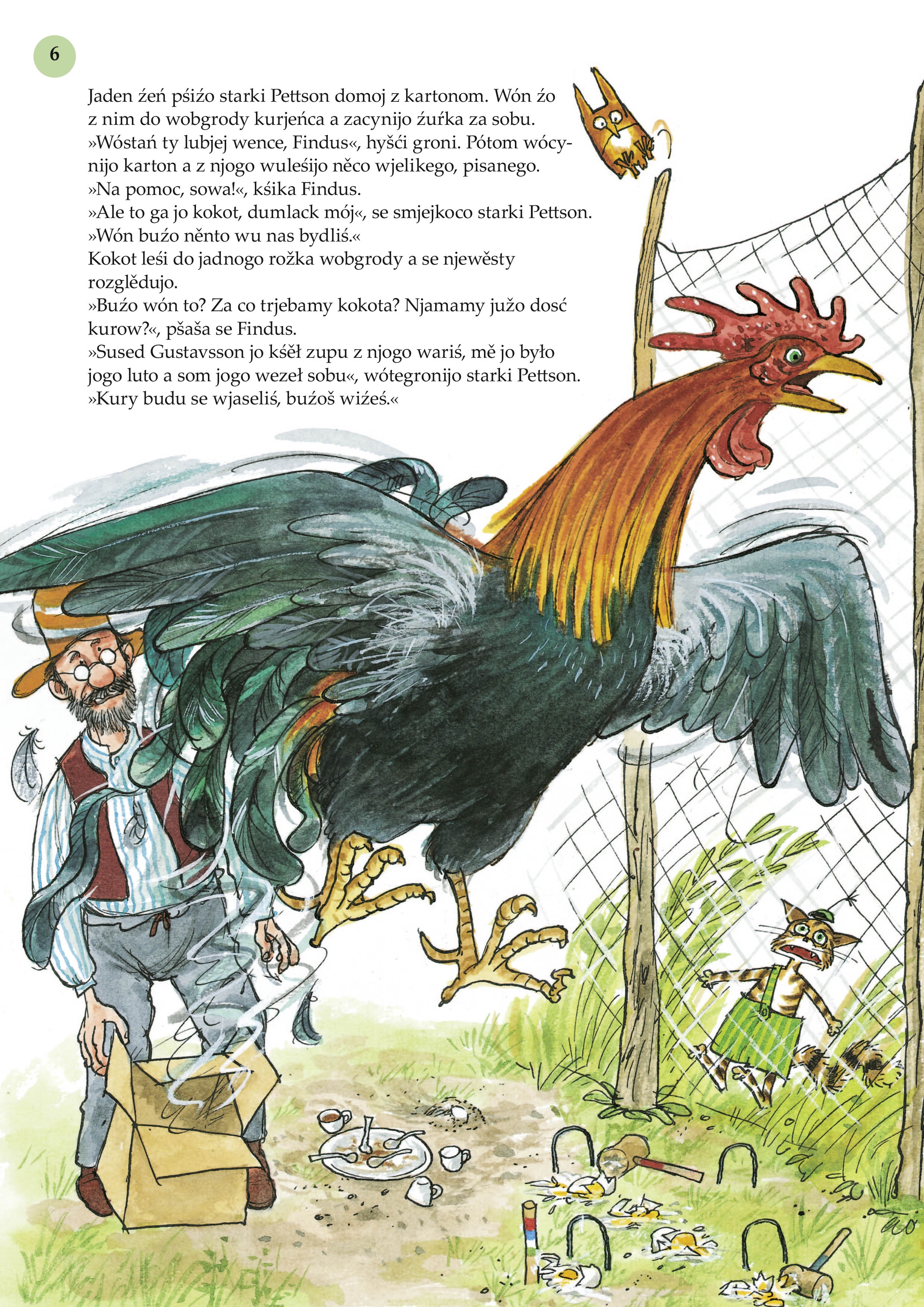 Findus a kokot-spiwarik • Petson a Findus