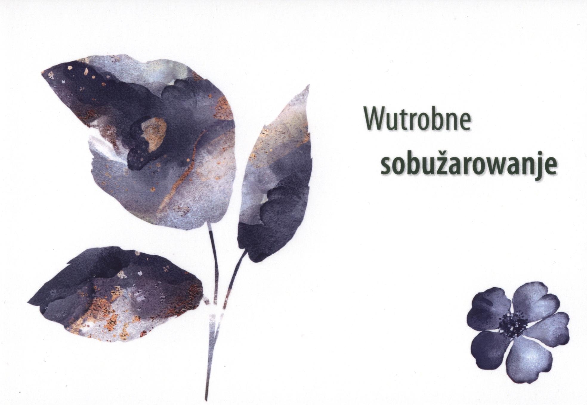 Žarowanska karta • Wutrobne sobužarowanje • akwarel rostlina