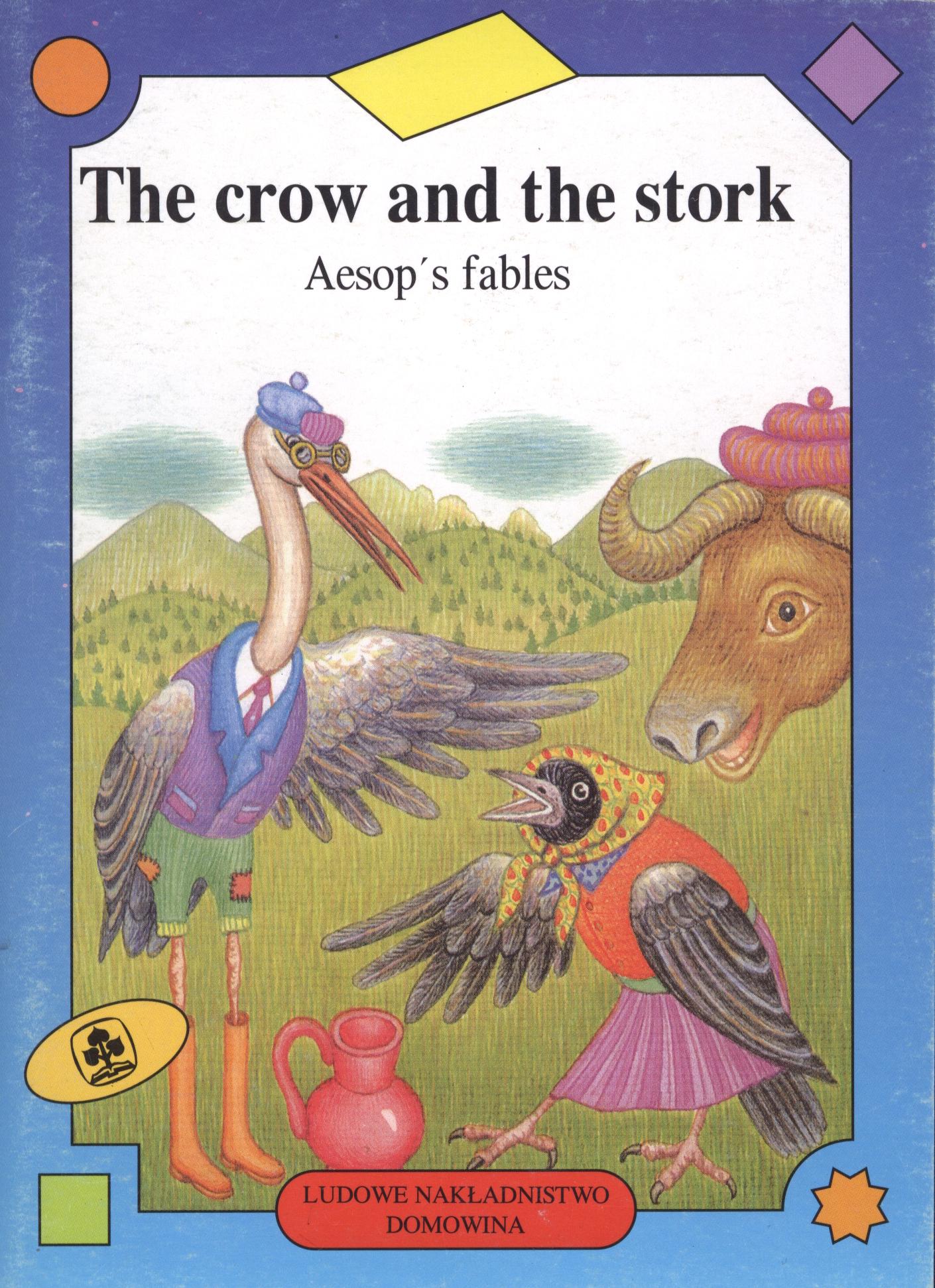 Wróna a baćon / The crow and the stork