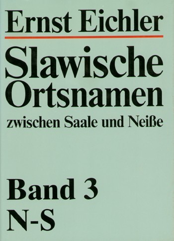 Slawische Ortsnamen zwischen Saale und Neiße, Band 3: N-S