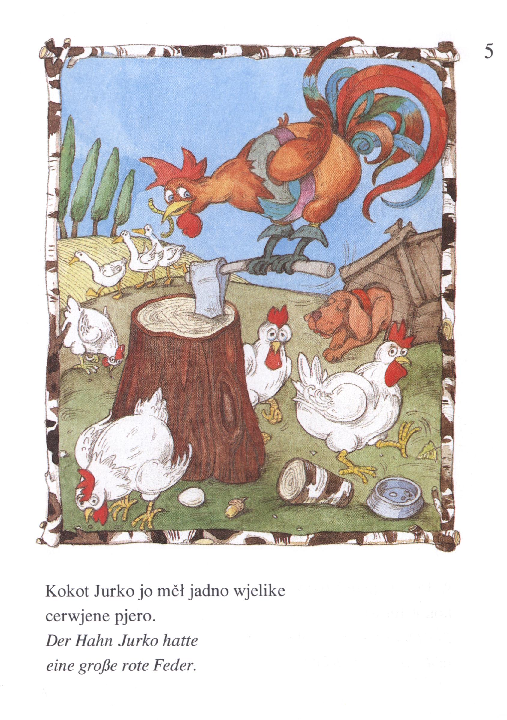 Der Hahn Jurko mit der roten Feder / Kokot Jurko z cerwjenym pjerom