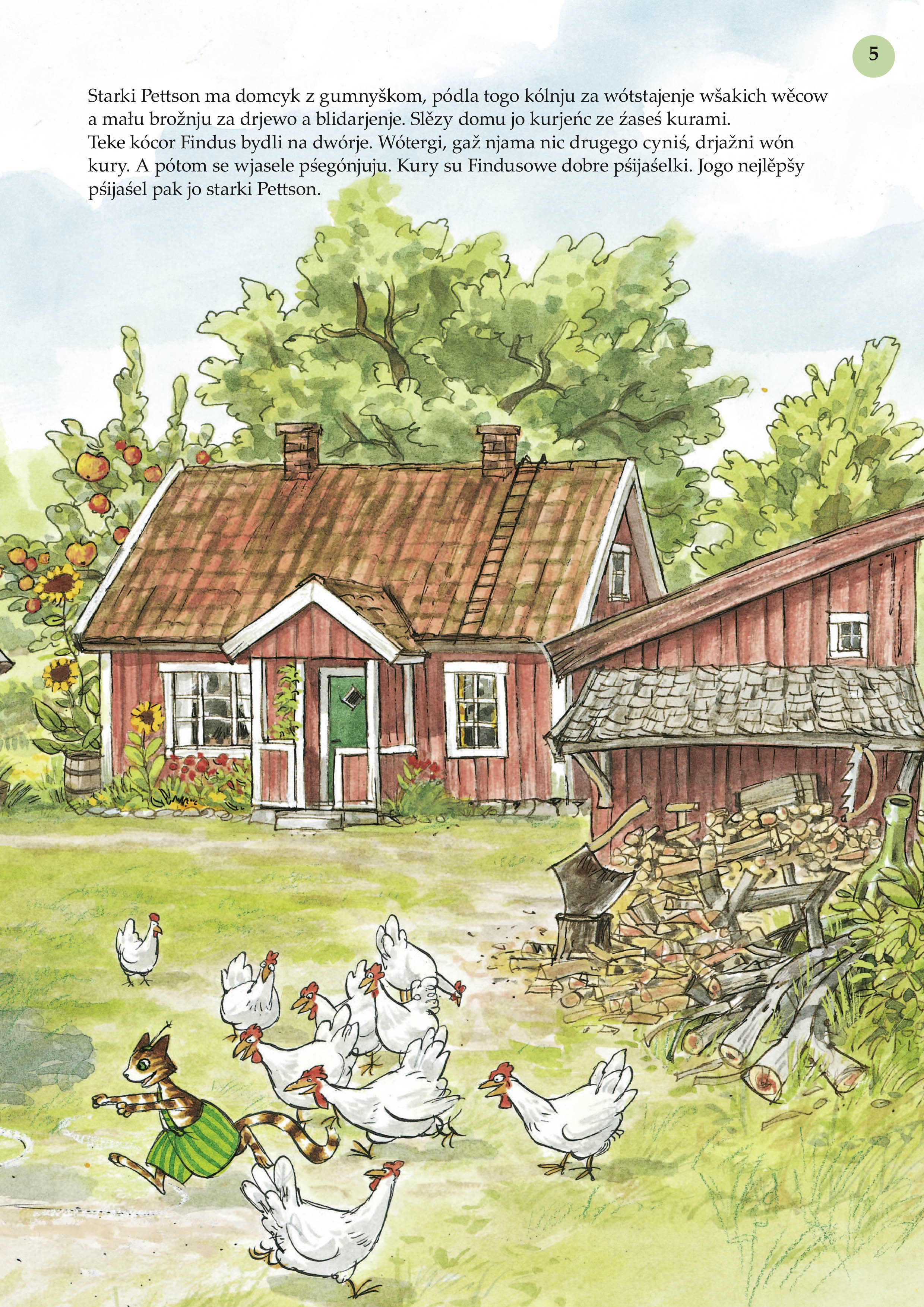 Findus a kokot-spiwarik • Petson a Findus