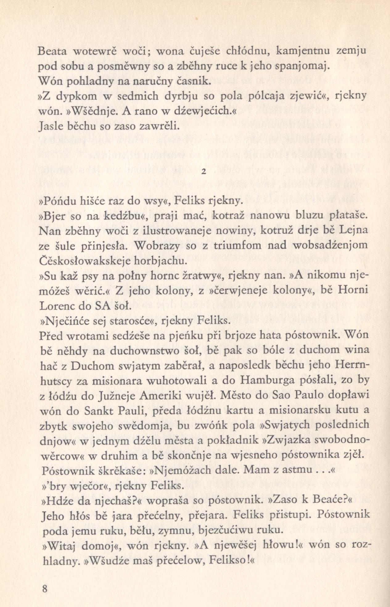 Brězan 5, Feliks Hanuš, 2. dźěl - Zhromadźene spisy 