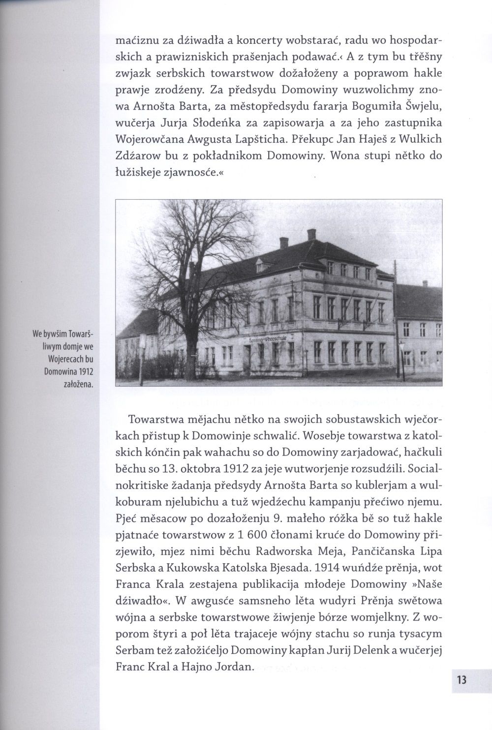 Domowina sto lět 